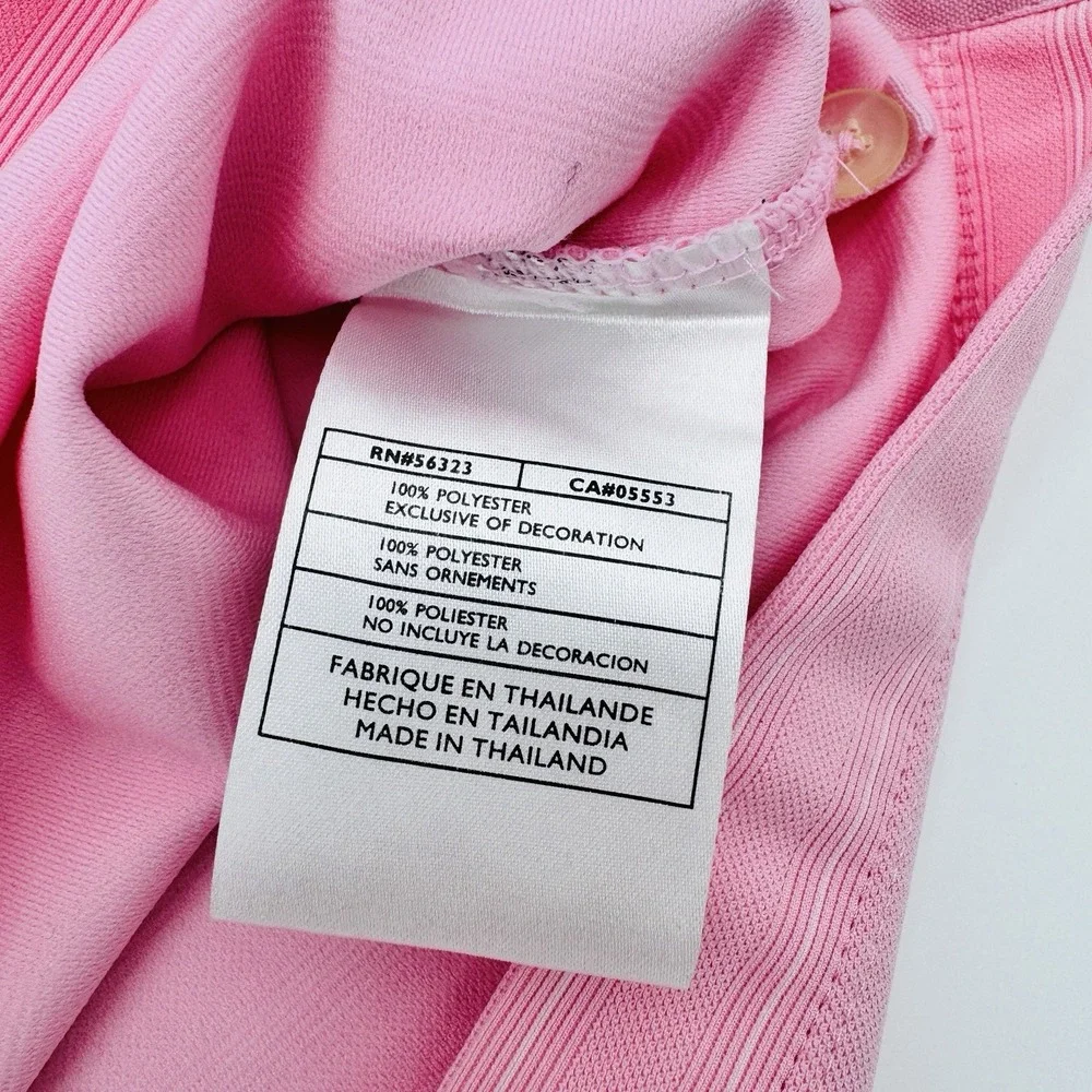 Nike Golf Fit Dry Men's Pink Size‎ XL Polo Shirt Short Sleeve Swoosh Logo - Picture 6 of 9